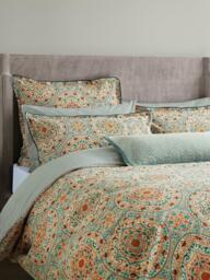 Bedeck of Belfast Addison Duvet Cover Set, Gold Teal - thumbnail 3