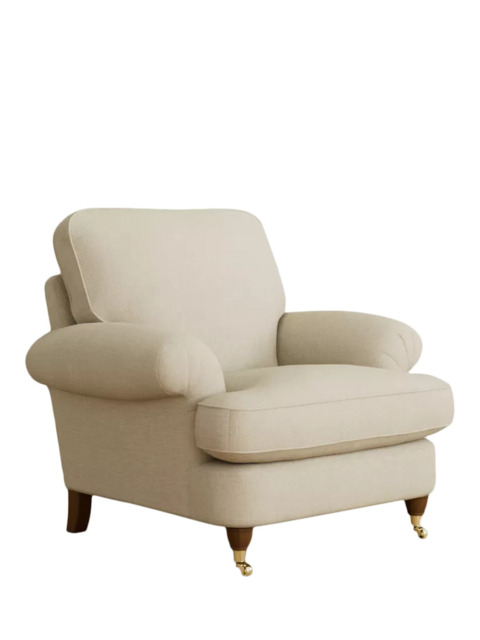 Laura Ashley Beaumaris Armchair, Teak Leg - image 1