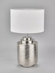Pacific Zuri Silver Table Lamp, Metallic Silver - thumbnail 2