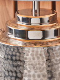 Pacific Zuri Silver Table Lamp, Metallic Silver - thumbnail 5