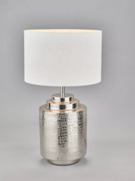 Pacific Zuri Silver Table Lamp, Metallic Silver - thumbnail 1
