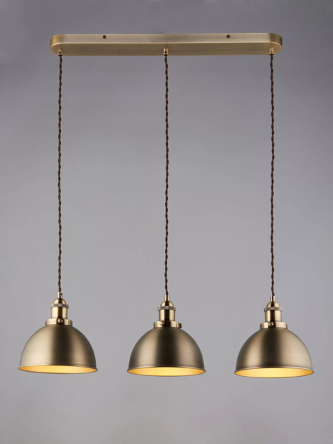 John Lewis Baldwin 3 Pendant Diner Ceiling Light - image 1
