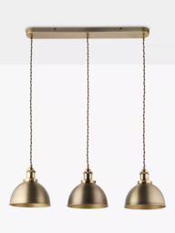 John Lewis Baldwin 3 Pendant Diner Ceiling Light - thumbnail 3