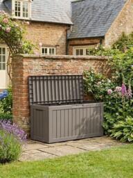 Hayward Jardine Recycled Garden Storage Box, 270L, Taupe - thumbnail 2
