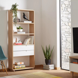 Ebbe Gehl for John Lewis Mira Wide 2 Drawer Bookcase - thumbnail 5