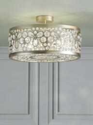 Laura Ashley Tilbrook Flush Ceiling Light, Champagne - thumbnail 2