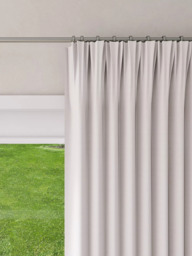 John Lewis Textured Weave Ultra Thermal Lined Pencil Pleat Door Curtain - thumbnail 3