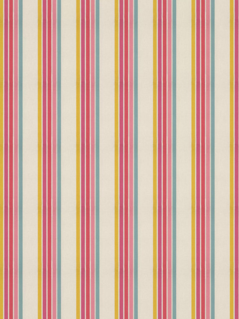Harlequin Helter Skelter Stripe Made to Measure Curtains and Roman Blind, Cherry/Blossom - image 1