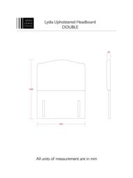 John Lewis Lydia Full Depth Upholstered Headboard, Double - thumbnail 4