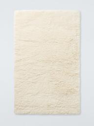 John Lewis Shaggy Pure Wool Rug, Natural