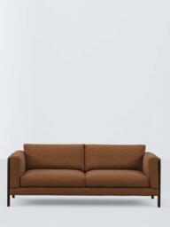 John Lewis Nest Grand 4 Seater Sofa, Dark Leg, Easy Clean Basketweave Chenille Nutmeg - thumbnail 5