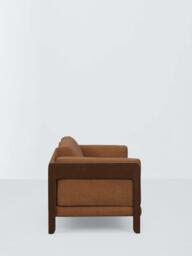 John Lewis Nest Grand 4 Seater Sofa, Dark Leg, Easy Clean Basketweave Chenille Nutmeg - thumbnail 3