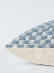John Lewis Woven Check Cushion - thumbnail 4