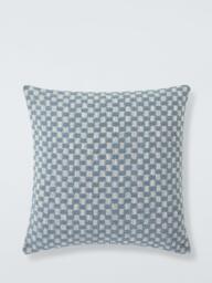 John Lewis Woven Check Cushion - thumbnail 1