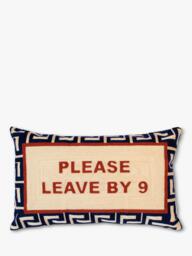The Pillow Drop Please Leave by 9 Cushion, Multi - thumbnail 1