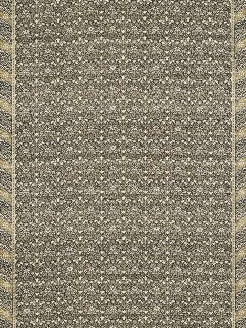 Morris & Co. Bellflowers Made to Measure Curtains or Roman Blind, Charcoal/Olive - image 1