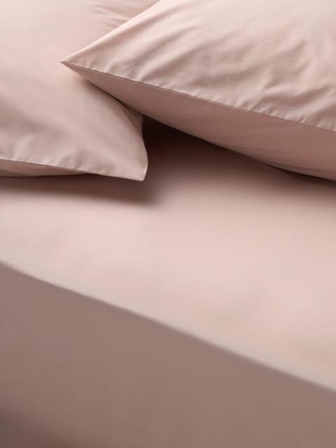 John Lewis Egyptian Cotton Percale Easy Care 260 Thread Count Deep Fitted Sheet - image 1