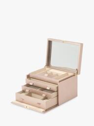 WOLF Palermo Leather Jewellery Box, Large - thumbnail 3