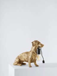 Bay Lighting Sausage Dog Table Lamp, Gold - thumbnail 3