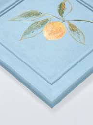John Lewis Kitchen Art 'Lemon' Hand Painted Wall Art, 30 x 30cm, Blue - thumbnail 2