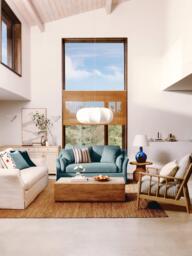 John Lewis Bude Medium 2 Seater Sofa, Natural Native Linen - thumbnail 2