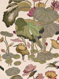 GP & J Baker Nympheus Made to Measure Curtains or Roman Blind, Biscuit/Taupe