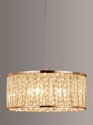 John Lewis Emilia Large Crystal Ceiling Light