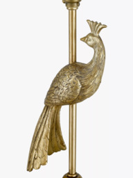 John Lewis + Matthew Williamson Peacock Lamp Base, Gold, H38cm - thumbnail 5