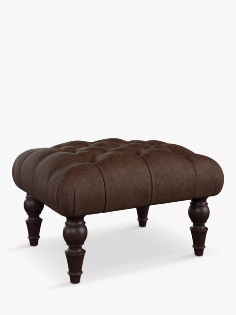 Tetrad Aughton Leather Footstool - image 1