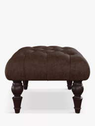 Tetrad Aughton Leather Footstool - thumbnail 5