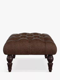 Tetrad Aughton Leather Footstool - thumbnail 3