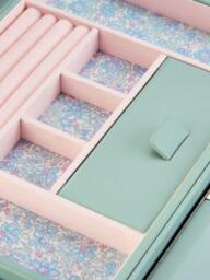 WOLF x Liberty Julia Large Jewellery Box, Sage - thumbnail 5
