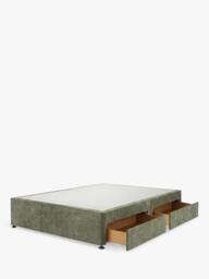 Silentnight Non-Sprung Upholstered 4 Drawer Divan Base, Super King Size - thumbnail 2