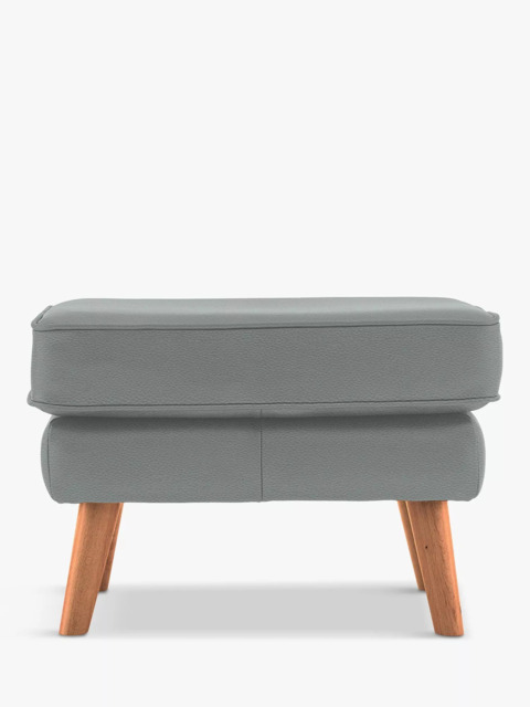 G Plan Vintage The Sixty Five Leather Footstool - image 1