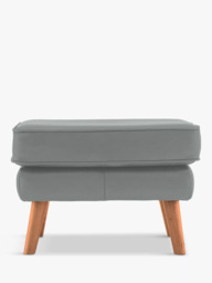 G Plan Vintage The Sixty Five Leather Footstool - thumbnail 1