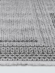 John Lewis Easy Care Border Boucle Rug, Natural - thumbnail 3