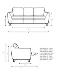 G Plan Vintage The Sixty Eight LHF Large 3 Seater Sofa with Footrest Mechanism - thumbnail 2
