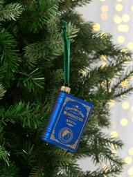 John Lewis The Curator Book Bauble, Navy - thumbnail 2