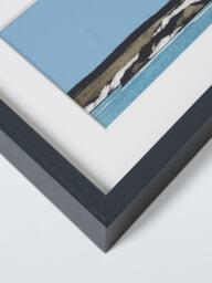 John Lewis Ron Lawson 'Blue Island' Framed Print & Mount, 27 x 82cm, Blue - thumbnail 2