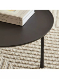 west elm Sintra Metal Coffee Table, Dark Bronze - thumbnail 5