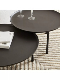 west elm Sintra Metal Coffee Table, Dark Bronze - thumbnail 6