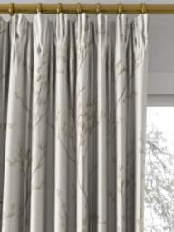 Laura Ashley Pussy Willow Made to Measure Curtains or Roman Blind, Dove Grey - thumbnail 2