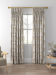 Harlequin Aucuba Made to Measure Curtains or Roman Blind, Paprika/Ochre - thumbnail 5