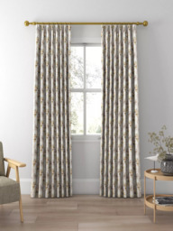 Harlequin Aucuba Made to Measure Curtains or Roman Blind, Paprika/Ochre - thumbnail 3