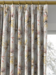 Harlequin Aucuba Made to Measure Curtains or Roman Blind, Paprika/Ochre - thumbnail 2