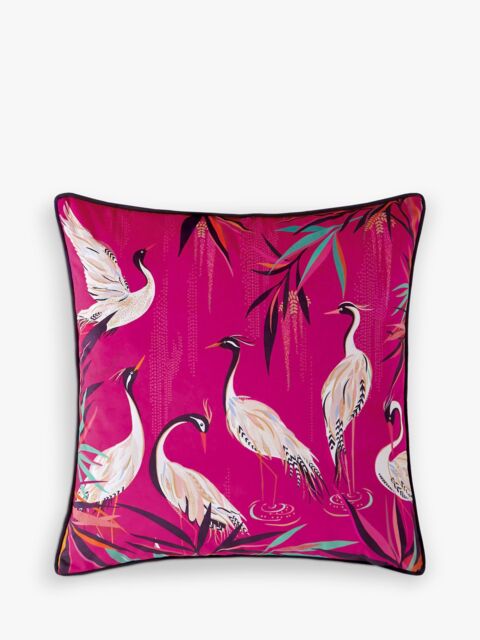 Sara Miller Herons Cushion, Pink - image 1