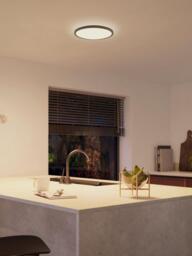 Philips Hue Tento Smart White Ambience Slim Small Wall/Ceiling Panel Light, Black - thumbnail 3