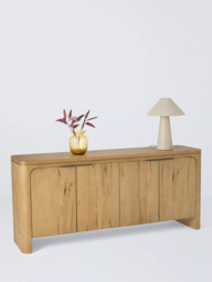 John Lewis Solace Cracked Oak 4 Door Sideboard, Mid Tone - thumbnail 5