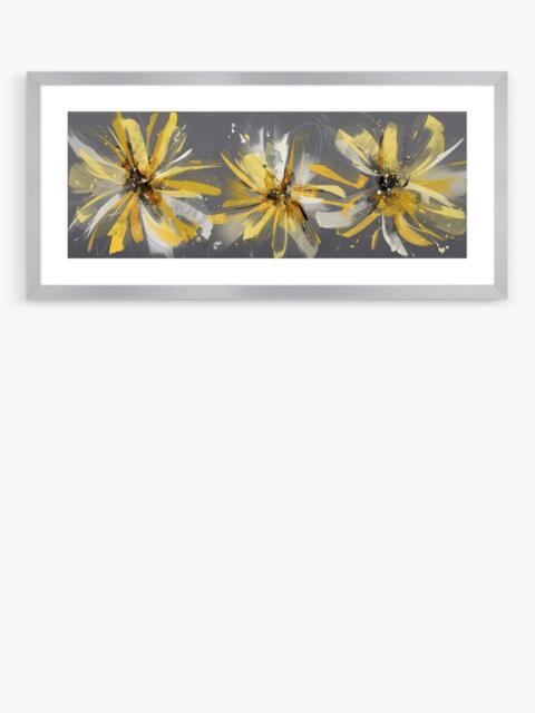 John Lewis Green Lili Floral Framed Print, 104 x 49cm, Multi Multi - image 1