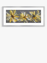 John Lewis Green Lili Floral Framed Print, 104 x 49cm, Multi Multi